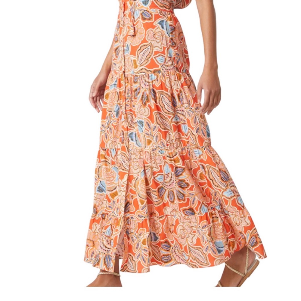 Misa Los Angeles Breezy Floral Maxi Skirt -XS